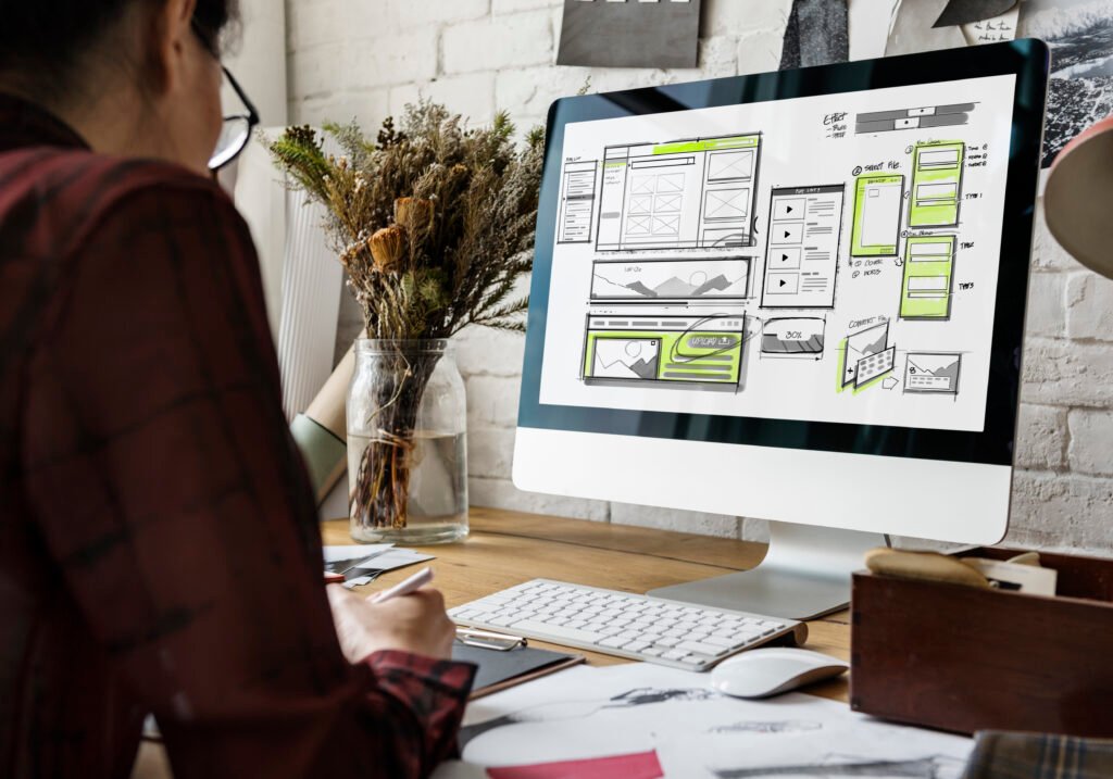 Website development layout sketch drawing Jummp Marketing|Website Design